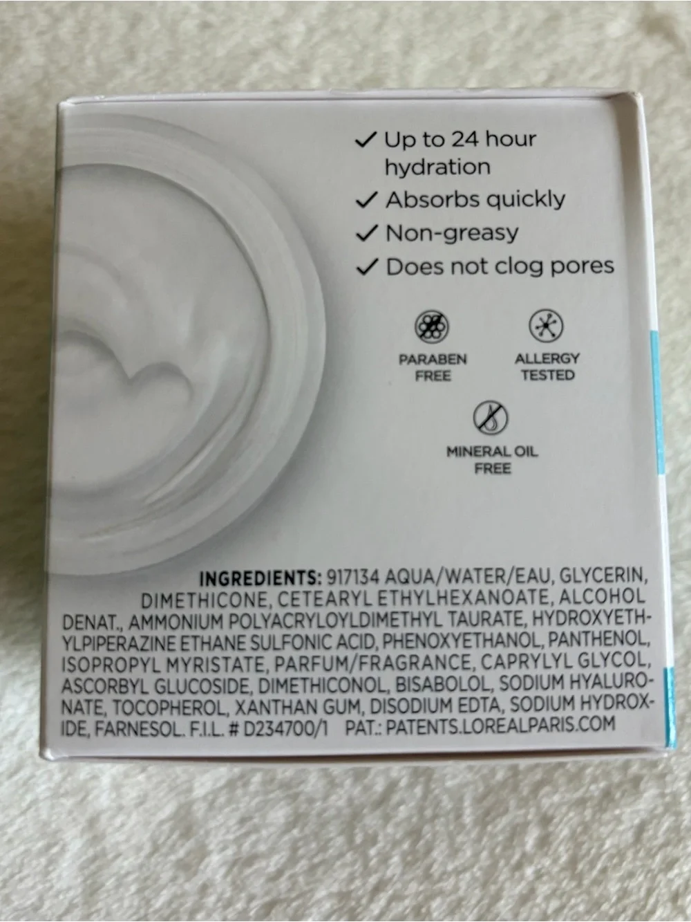 L’Oréal Hydra‎ Renewal Continuous Moisture Cream - White & Aqua